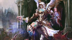 Wings blood Swords angels demons battles artwork fantasy art 