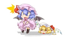 Wings blood Vampires Chibi funny blondes blue hair short hair 