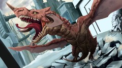 Wings cityscapes Dragons