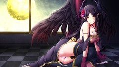 Wings cleavage panties hentai thigh highs