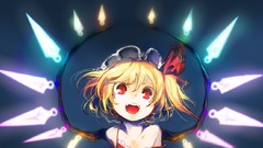 Wings crystals hats fangs Vampires red eyes bows blondes anime 