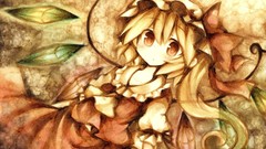 Wings crystals hats Vampires blondes touhou flandre scarlet