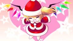 Wings crystals hats Vampires blondes touhou flandre scarlet