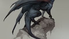 Wings Dragons artwork fantasy art