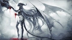 Wings Dragons blood demons artwork fantasy art