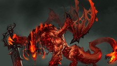 Wings Dragons fire demons