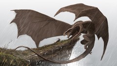 Wings Dragons Knights armor Warriors flying artwork fantasy art