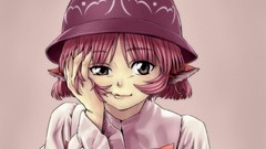 Wings drawings pink hair anime girls fan art short hair touhou 