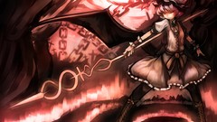 Wings dress hats Vampires chains boots remilia scarlet touhou 