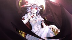 Wings dress red eyes