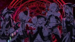 Wings dress red eyes anime girls remilia scarlet touhou izayoi 