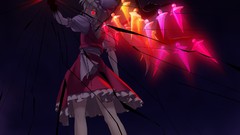 Wings dress red eyes Ribbons short hair touhou flandre scarlet