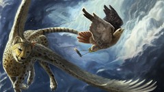 Wings Eagles cheetahs fantasy art