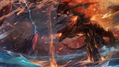 Wings fan art Deathwing video games World of Warcraft: Cataclysm