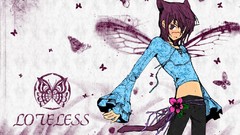 Wings Flowers blood nekomimi