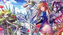 Wings Flowers Dinosaurs skeletons