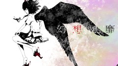 Wings hats Cameras monochrome short hair touhou shameimaru aya 