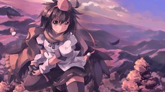 Wings hats Cameras scarfs touhou shameimaru aya thigh highs