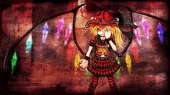 Wings hats navel red eyes chains skulls blondes skirts anime 