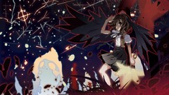 Wings hats skirts short hair touhou shameimaru aya video games 