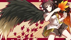 Wings hats touhou shameimaru aya video games tokin hat tengu