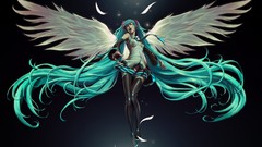 Wings hatsune miku vocaloid detached sleeves