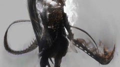 Wings horns demons artwork fantasy art