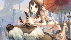 Wings horns Umbrellas anime