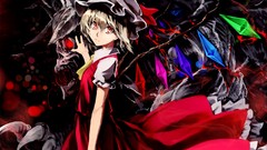 Wings Monsters crystals dress hats Vampires red eyes red dress 