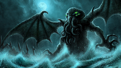 Wings Monsters waves Cthulhu