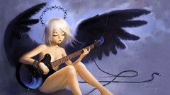 Wings Music anime girls