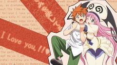 Wings pink hair lala satalin deviluke to-love-ru Yuuki Rito