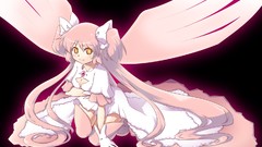 Wings pink hair long hair anime girls mahou shoujo madoka 