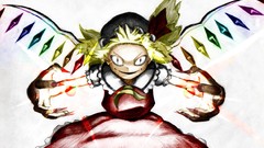 Wings power crystals dress white background hats Vampires red 