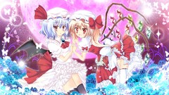 Wings remilia scarlet touhou flandre scarlet