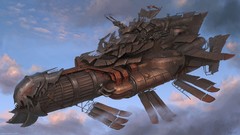 Wings steampunk flying fantasy art