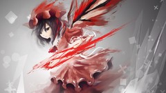 Wings sugar vampire red eyes anime girls remilia scarlet touhou 