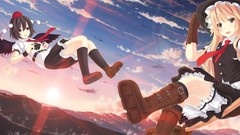 Wings tie hats socks flying red eyes Cameras blondes skirts 