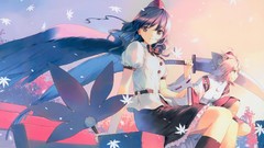 Wings touhou animal ears shameimaru aya inubashiri momiji video 