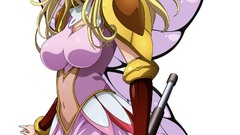 Wings transparent Swords blondes anime girls boku wa tomodachi 