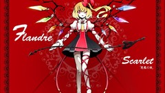 Wings vampire anime girls touhou flandre scarlet