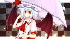 Wings Vampires anime girls remilia scarlet touhou video games