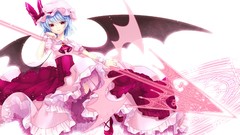 Wings Vampires anime girls remilia scarlet touhou video games