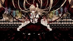 Wings Vampires blondes anime girls remilia scarlet touhou 