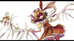 Wings Vampires blondes anime girls touhou flandre scarlet video 