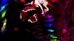 Wings Vampires blondes anime girls touhou flandre scarlet video 