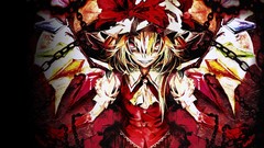 Wings Vampires red eyes touhou flandre scarlet banpai akira 