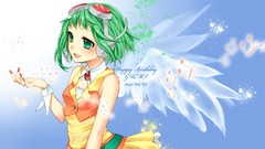 Wings vocaloid green eyes