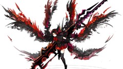 Wings weapons thigh highs