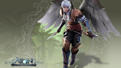 Wings white hair aion Daggers video games